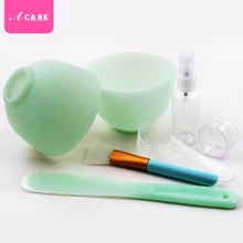 Women Face Mask Mixing Bowl Set Girls Facial Skin Care Mask Mixing Tools Kit Beauty Supplies for Home Salon