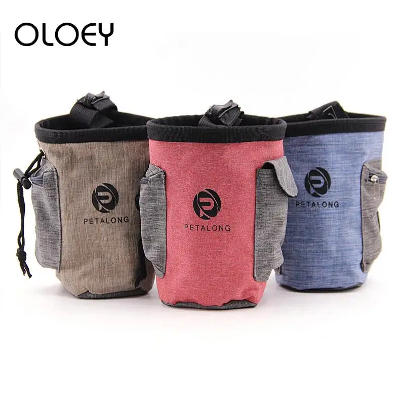 

Мини-сумка для дрессировки домашних питомцев, портативная уличная сумка со съемным карманом для закусок и вознаграждения, аксессуар для об...