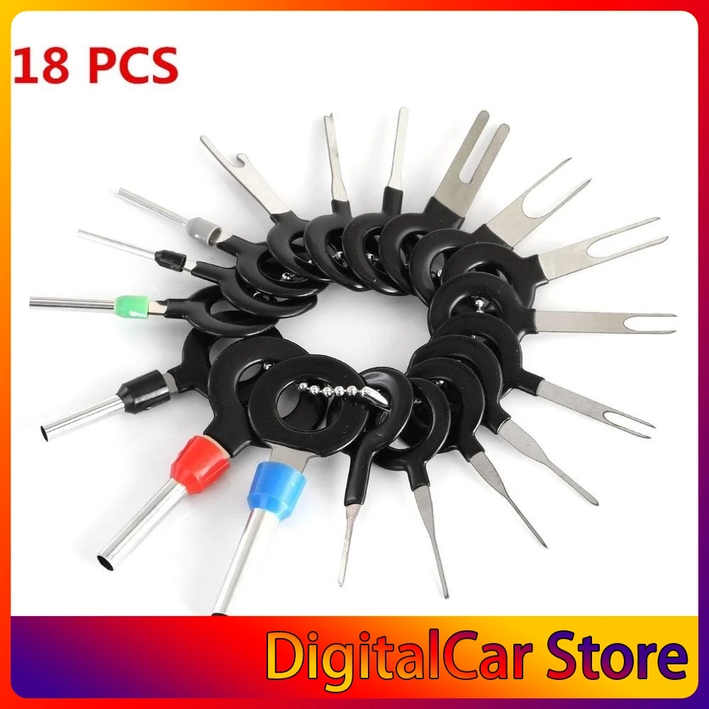 

11pcs/18pcs/36pcs Car Wire Terminal Removal Tool Kit Harness Wiring Crimp Connector Extractor Puller Release Pin Extraction