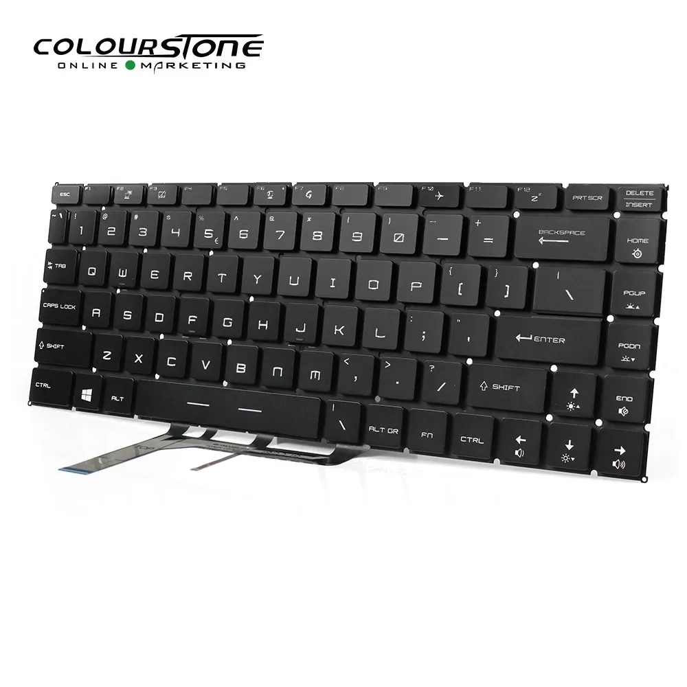 

US laptop keyboard for GS65 GS65VR MSI-16Q1 laptop black US English keyboard Backlight