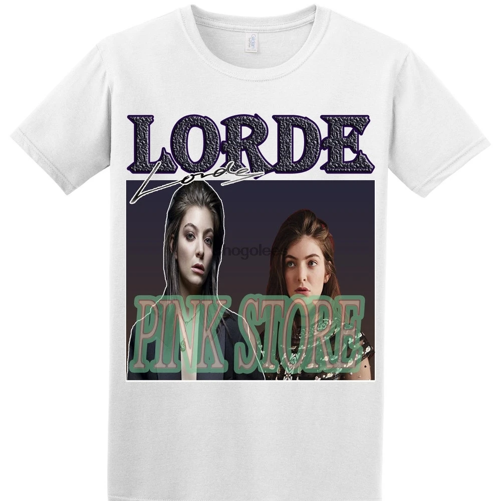 Классическая Ретро-футболка Lorde Rapper 90-х годов Повседневная рубашка унисекс в