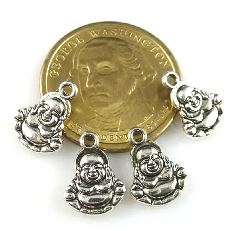 20 штук 11096 вышивка тибетский Будда Серебряный &quotсделай сам&quot Ретро ювелирные