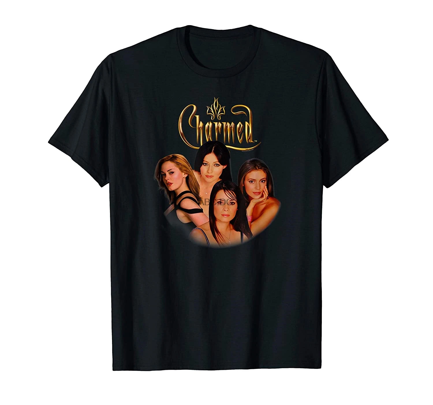 Футболка с надписью Charmed Power of Four Phoebe Piper Prue Paige|Мужские футболки| |