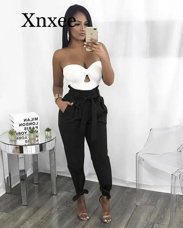 

Solid Color Casual Long Trousers Women Summer Pencil Pants S-2XL