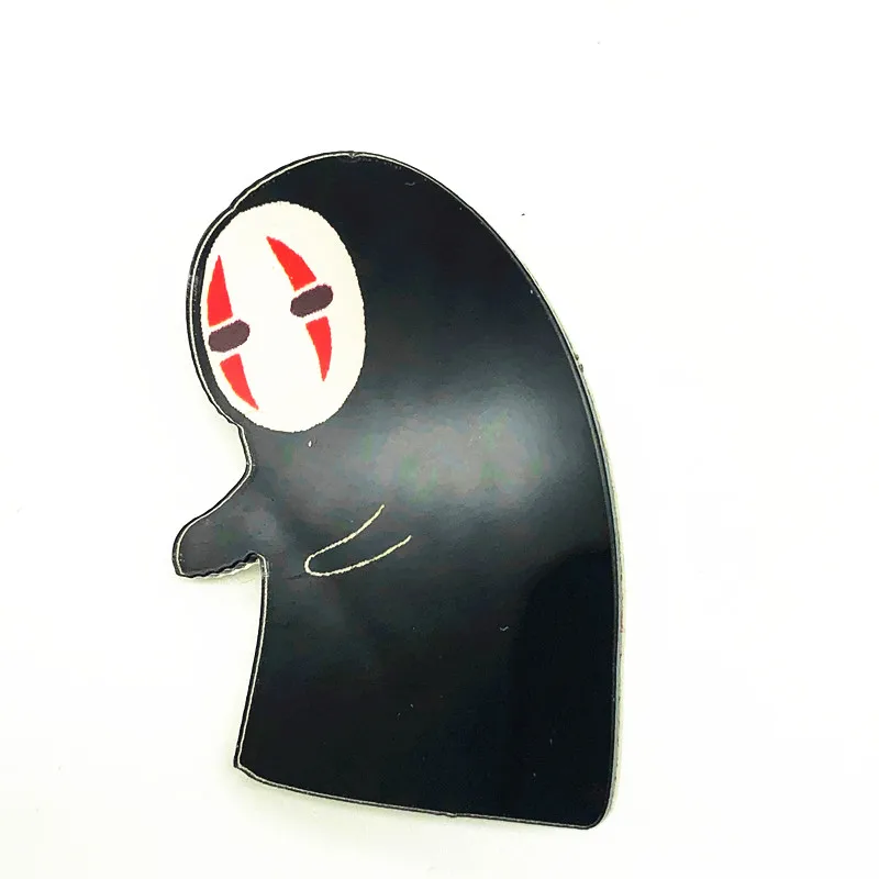 1 шт. милые аниме из мультфильмов без лица Мужская акриловая брошь Kawaii значки