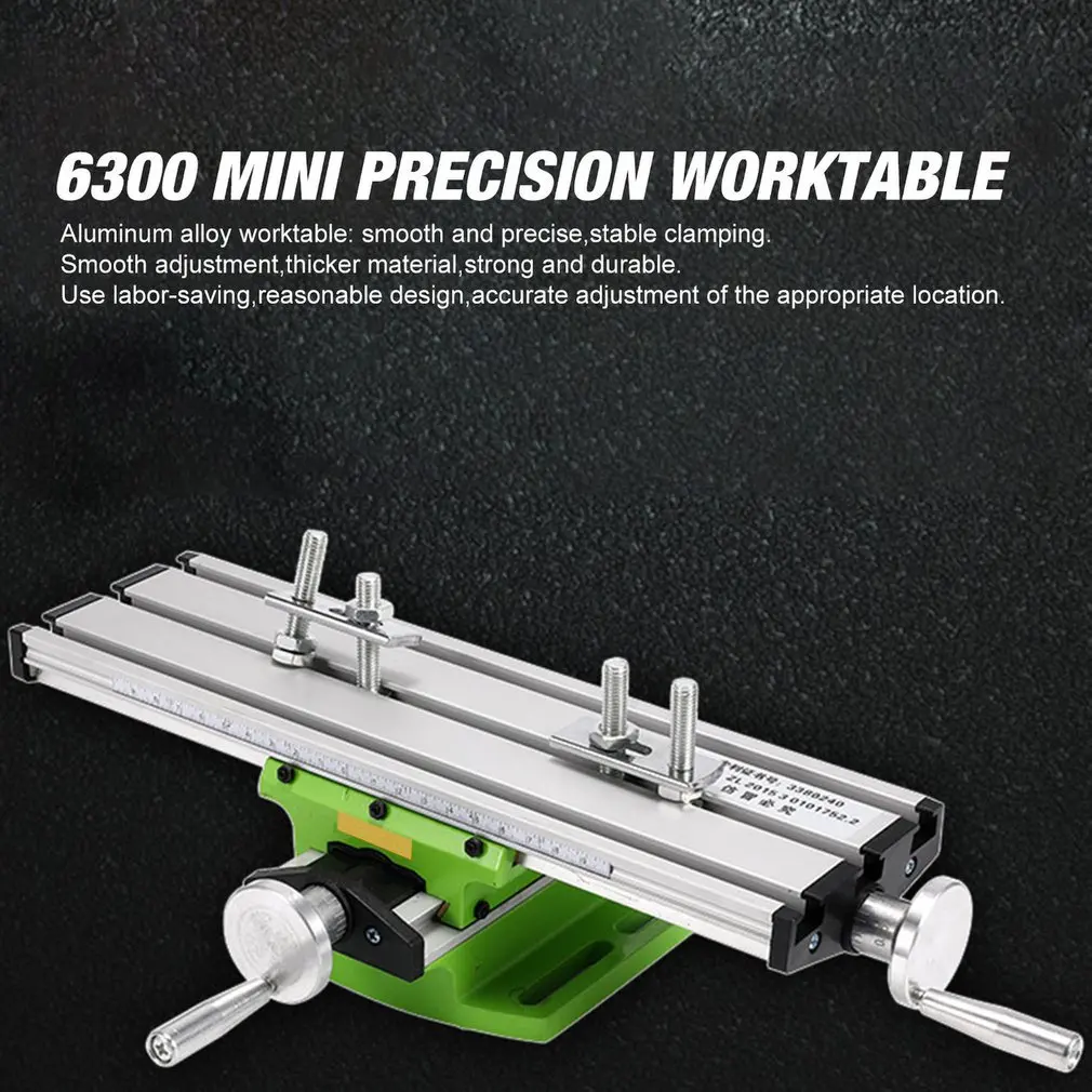 6300 Mini Precision Multifunction Worktable Bench Vise Fixture Drill Milling Machine X And Y-axis Adjustment Coordinate Table |