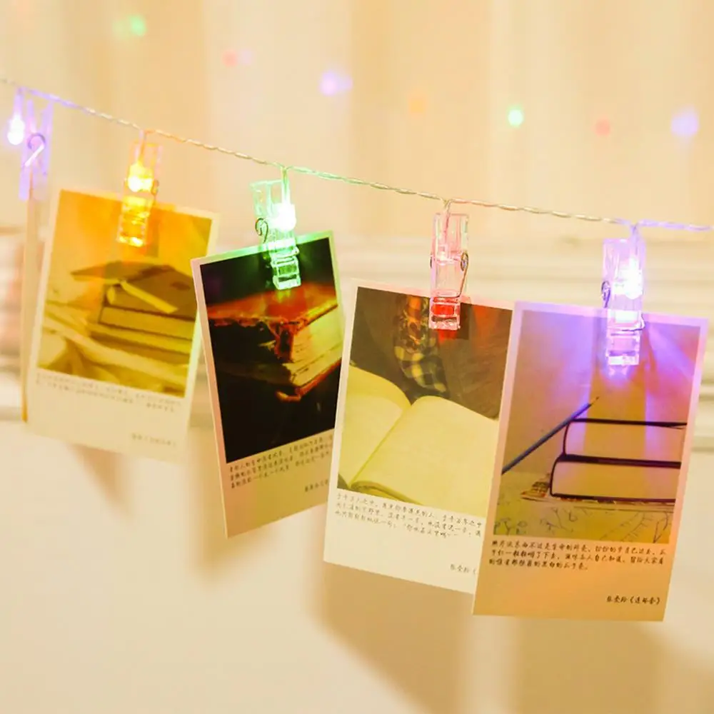 

Light String Fairy Lights NEW Photo Clip LED Wedding Room Decoration USB Lamp