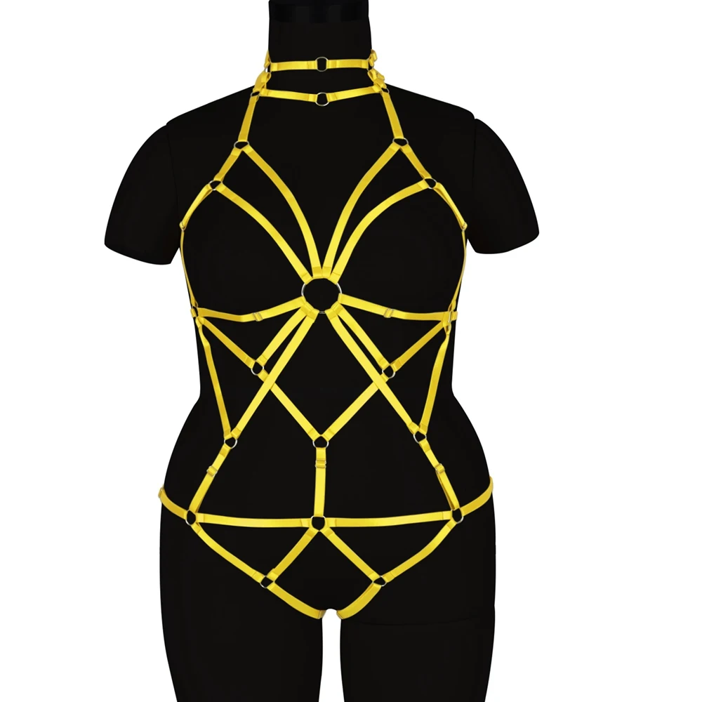 

Bondage Harness Fetish Underwear Fashion Garters Full Body Plus Size Suspenders Straps Women Sexy Cage Belts Erotic Lingerie