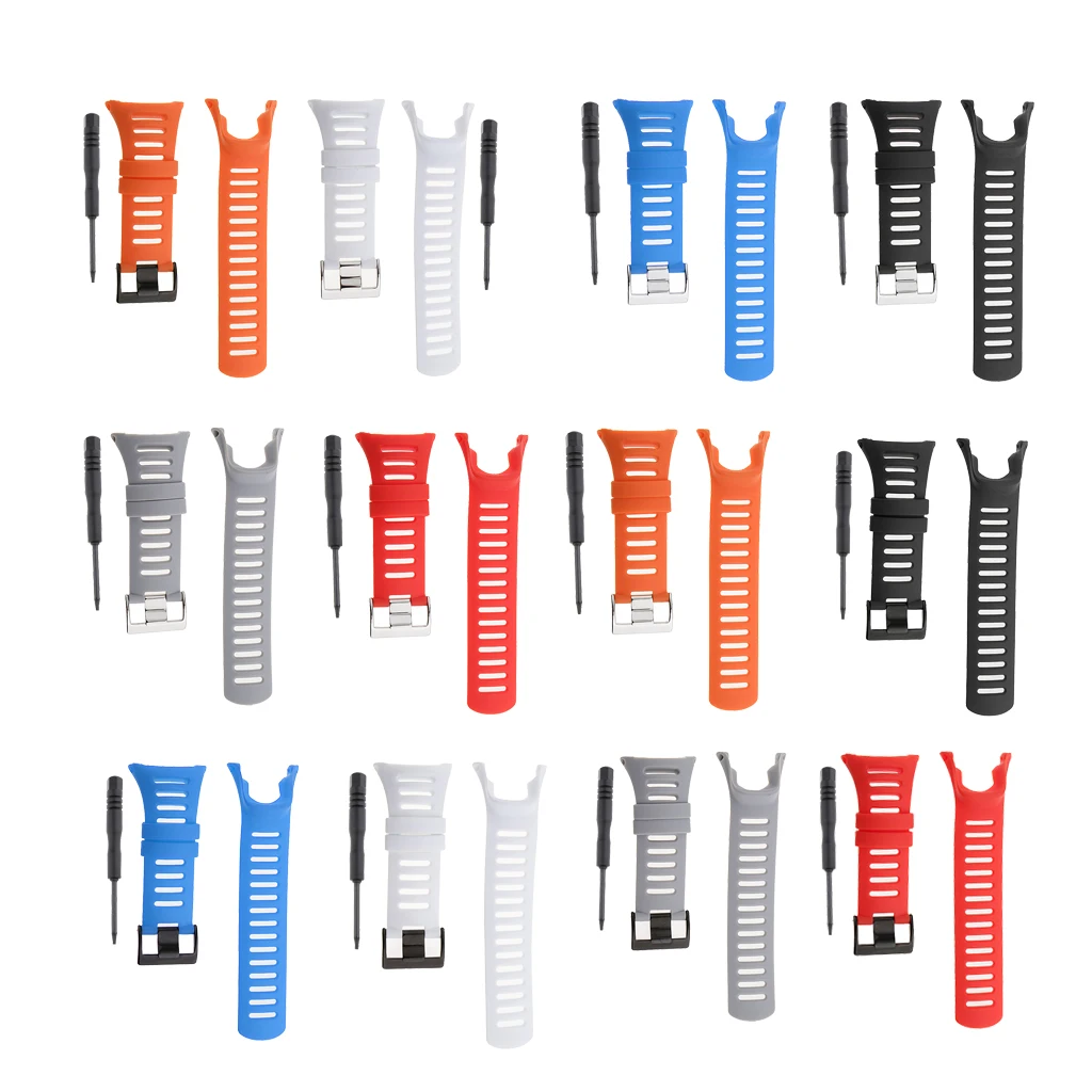 

Rubber Watch Replacement Band Strap for Suunto Ambit 1 2 3 with Tool Screwdriver