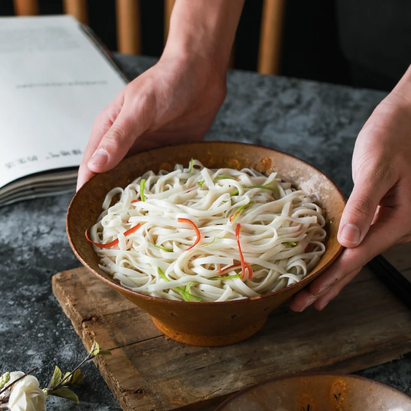 FANTERCY чаша для рамен в японском стиле коммерческая Ретро ведро керамическая