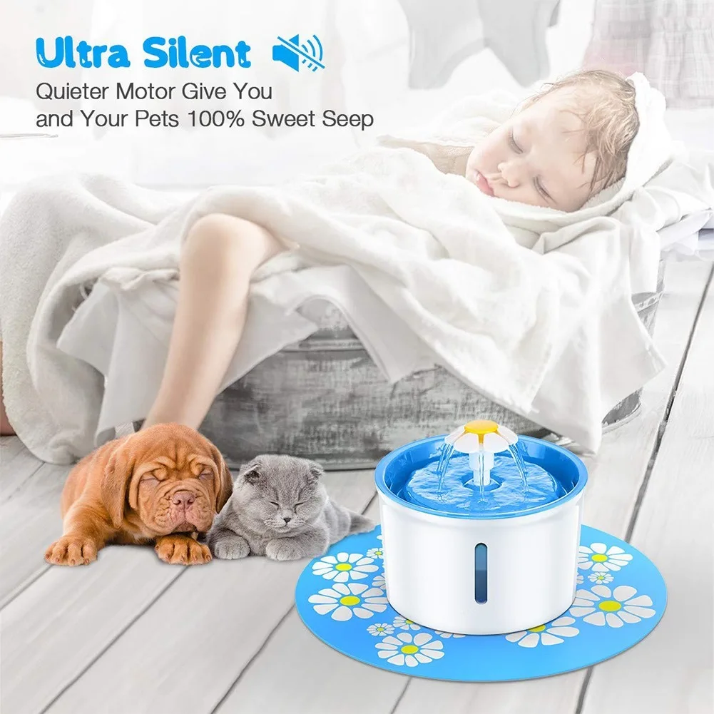 Водный фонтан для кошек 1 6л автоматический питьевой воды домашних животных