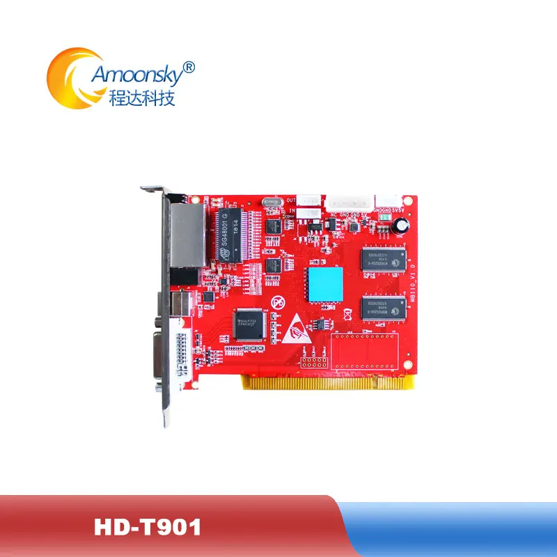 

Factory price huidu T901 sending card HD-T901 DVI input control card for full color Video LED display screen