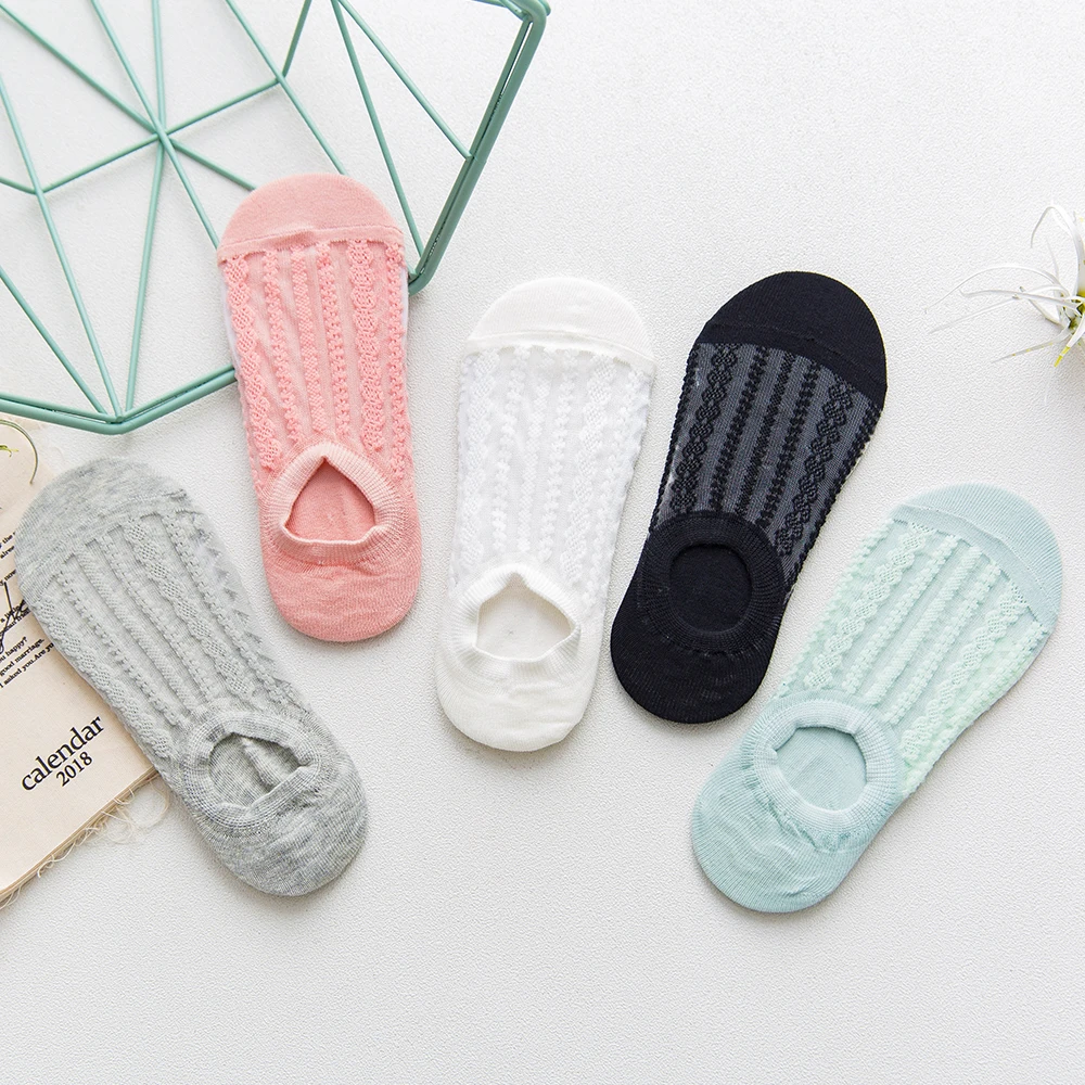 

Салин женские носки карты чулки Невидимый носки-башмачки на весну, лето и осень ультра-тонкие лодочкой носки-башмачки прозрачные носки