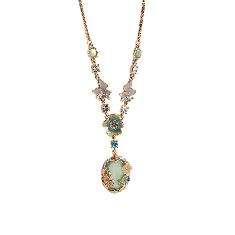 Новый дизайн модные ювелирные изделия цинковый сплав элегантные милые цветы