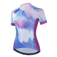 keyiyuan 2022 new summer short sleeve cycling jersey women road mtb clothing tops bicycle shirts camisa ciclista feminina