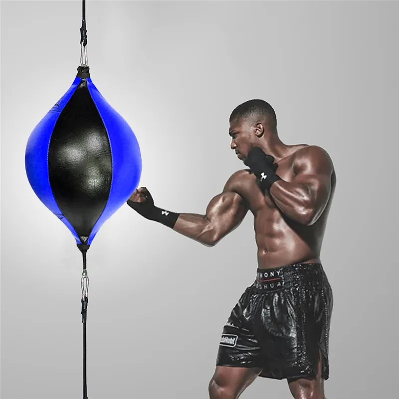 

PU Leather Pear Boxing Bag Punching Ball Inflatable Reflex Speed Soccer Balls Home Gym Fitness Fight Speed Ball Boxing Training