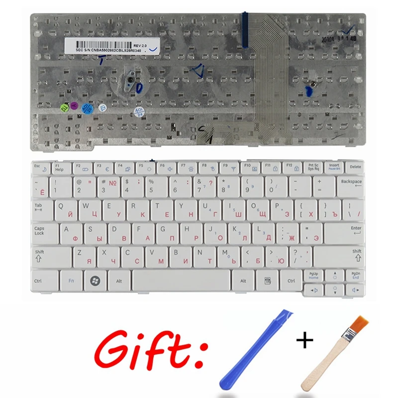 Ru Клавиатура для ноутбука Samsung NF110 N310 NF108 NF310 белая новинка на русском языке|laptop