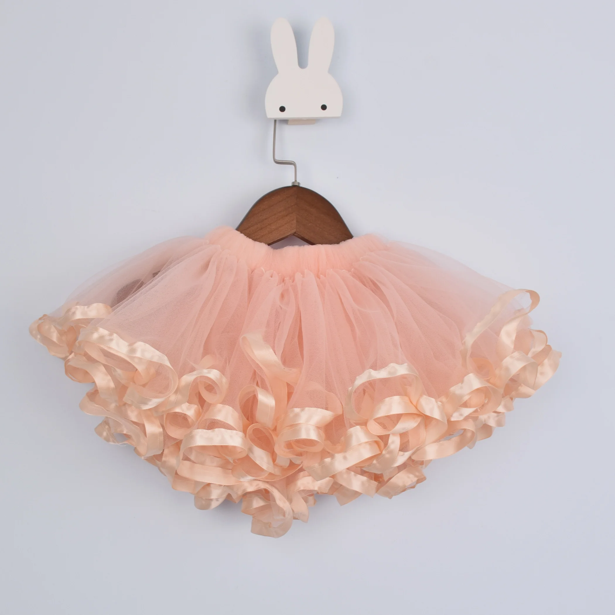 Юбка пачка персикового цвета для девочек на 1 й день рождения детский