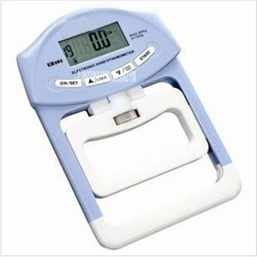 Цифровой ЖК динамометр измеритель мощности с ручкой 90 кг для бодибилдинга