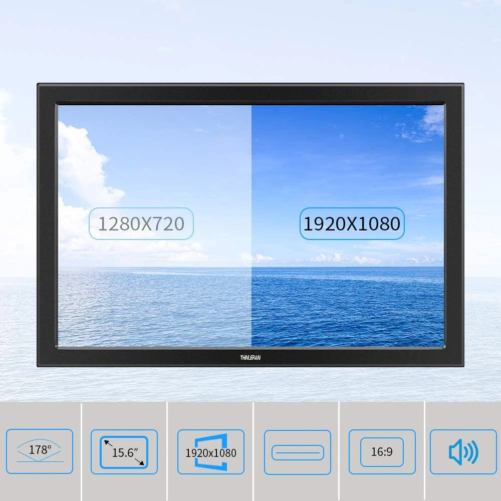 Монитор игровой портативный 13 3 дюйма 1080P USB HDMI для PS4 Xbox 360|Мониторы| |
