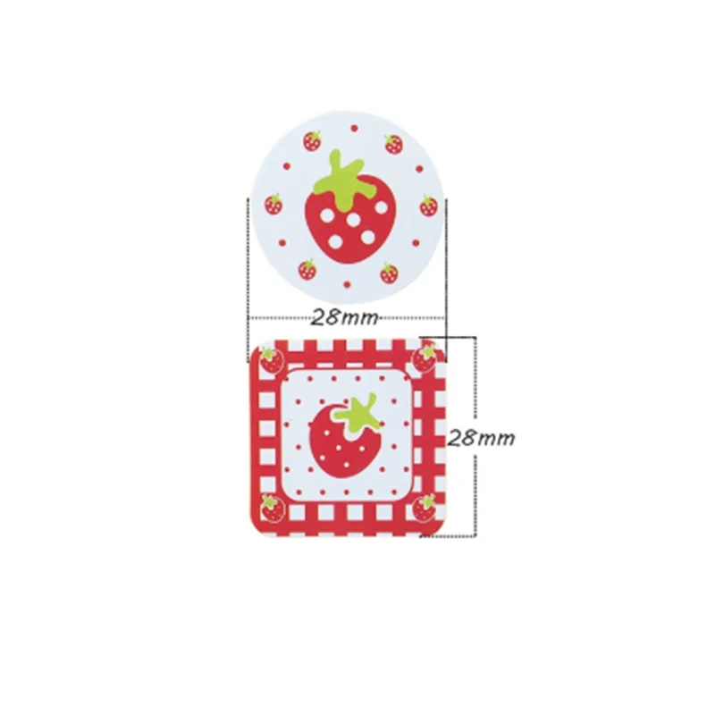 120 шт./лот серия сладкая клубника Уплотнительная наклейка для выпечки DIY упаковка