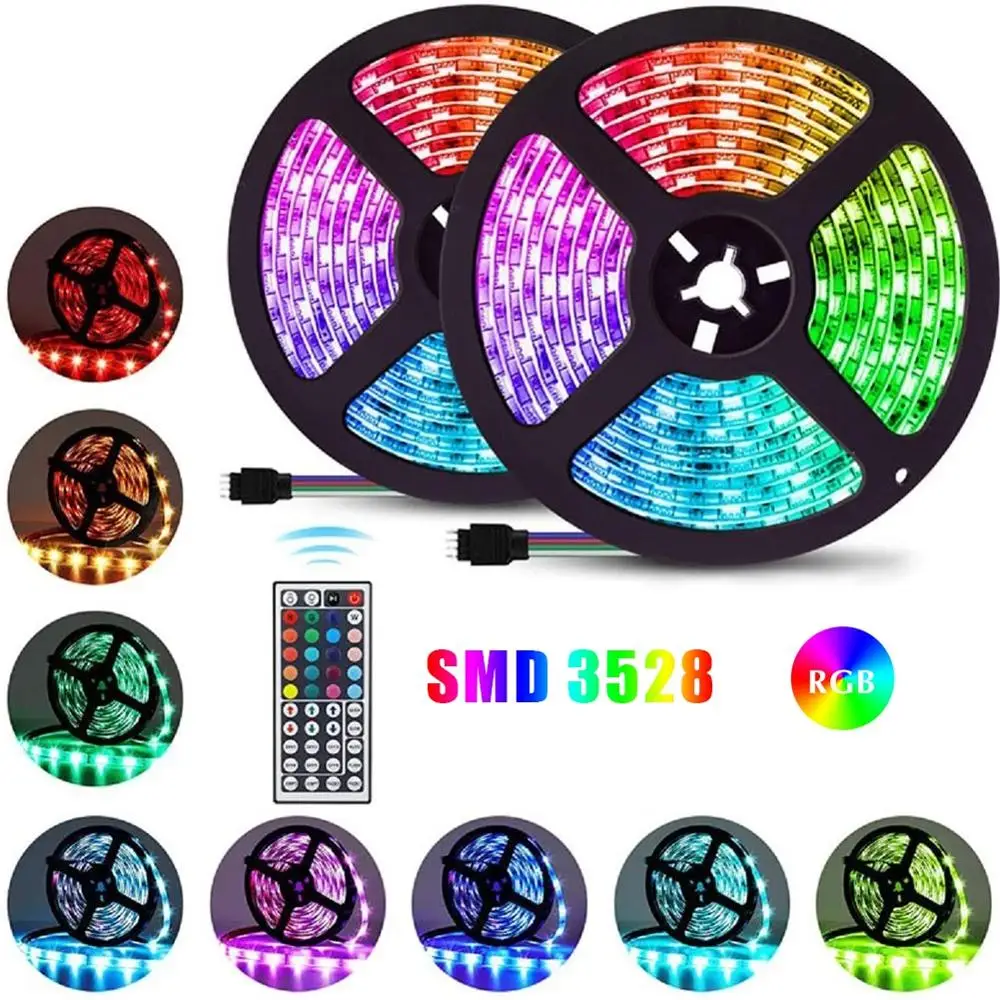 

СВЕТОДИОДНАЯ лента SMD 3528 с дистанционным управлением, 20 м
