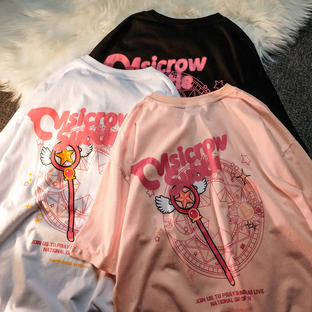 

Japan Quadratic Element T-Shirt Streetwear Harajuku Anime Printed T Shirt Women Men Spring Summer Short Sleeve Couple Outfit New