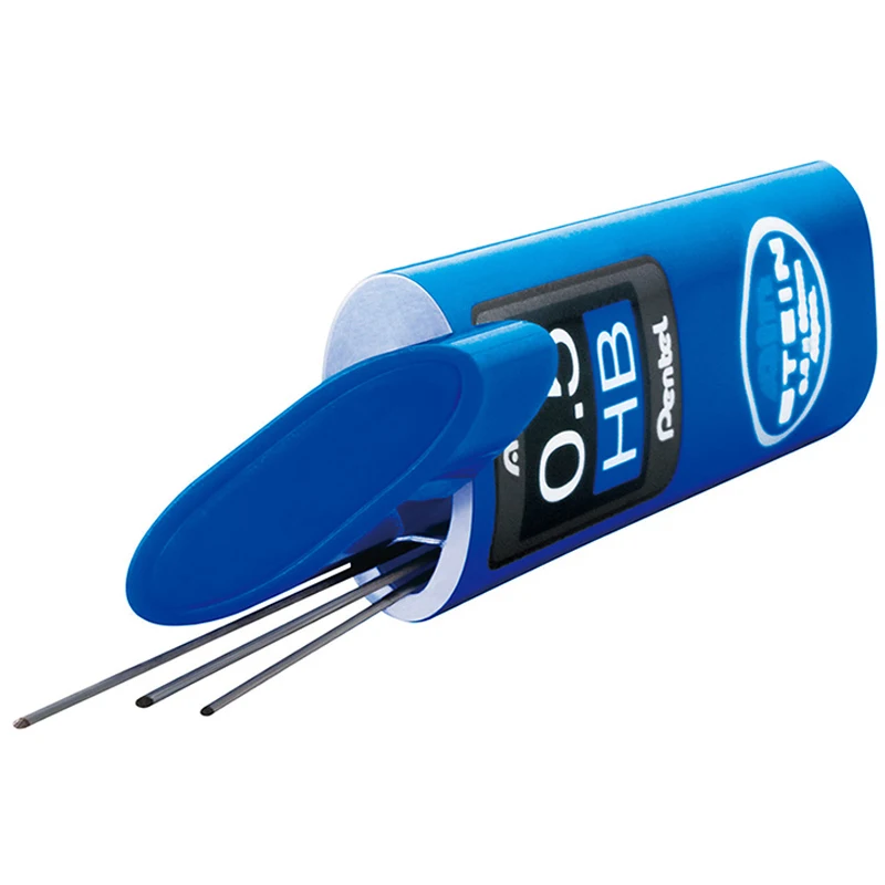 Pentel Pencil C275 свинцовый стержень Stein Enhanced Silica 0,5*60 мм 2 H, H, HB, B, 2B, 3B, 4B механический карандаш Пишущие принадлежности