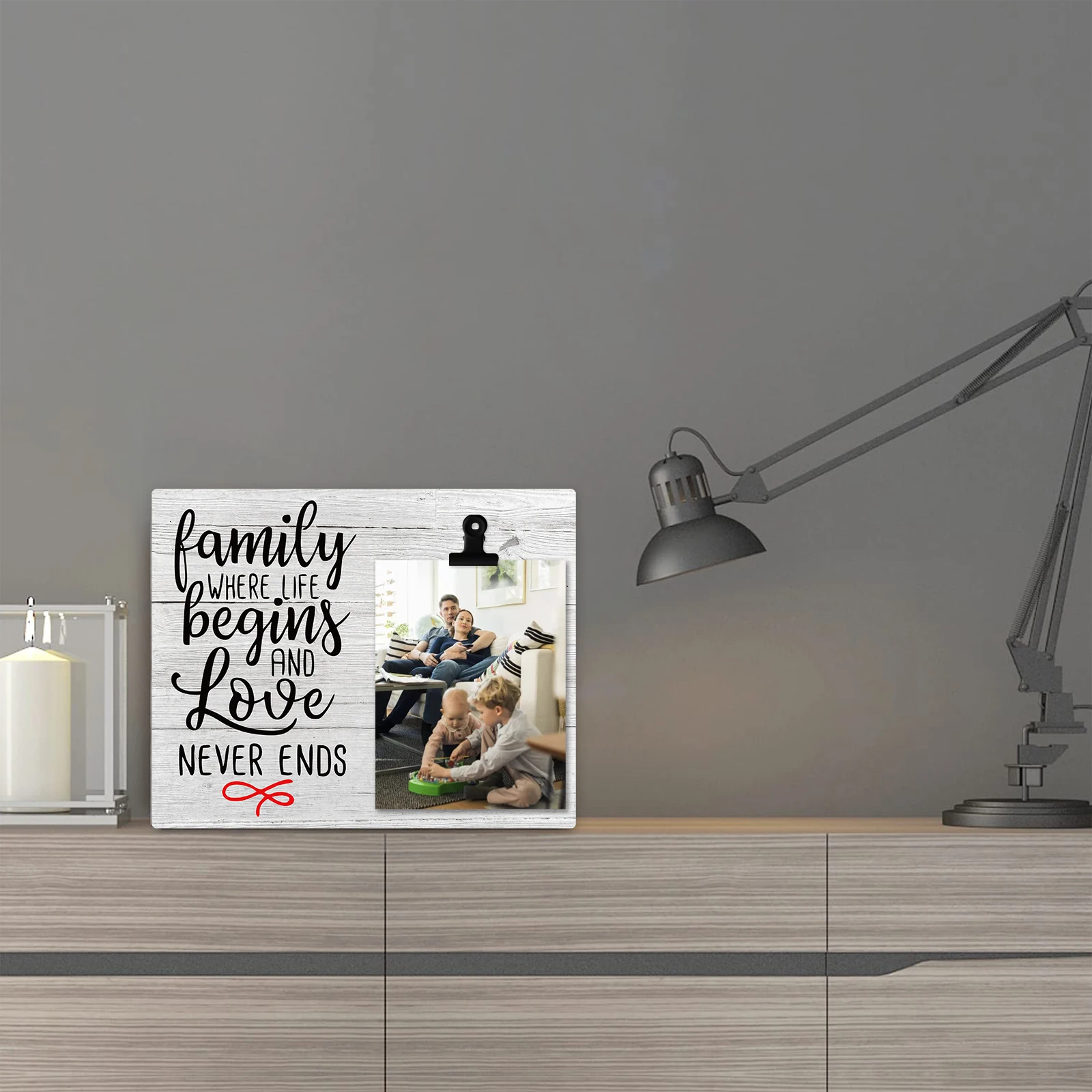 

Wood Photo Frame Creative 10*8'' Photo Wood Crafts Gifts Home Decoration Display Stand Desktop Ornament Wooden Photo Frames