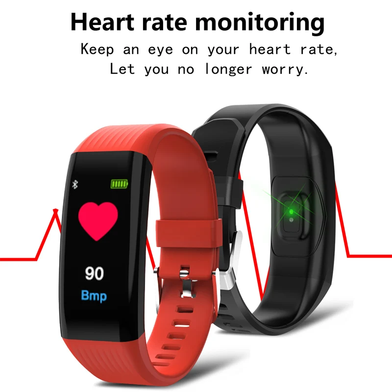 Спортивные Смарт-часы кровяного давления для мужчин и женщин монитор сердечного