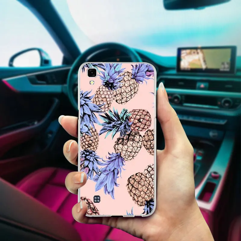 Cute Cartoon Pineapple Art For LG Spirit V10 V20 V30 G2 G3 Mini G4 G5 G6 K4 K7 K8 K10 HTC One Soft TPU Silicon Phone Case Cover | Мобильные