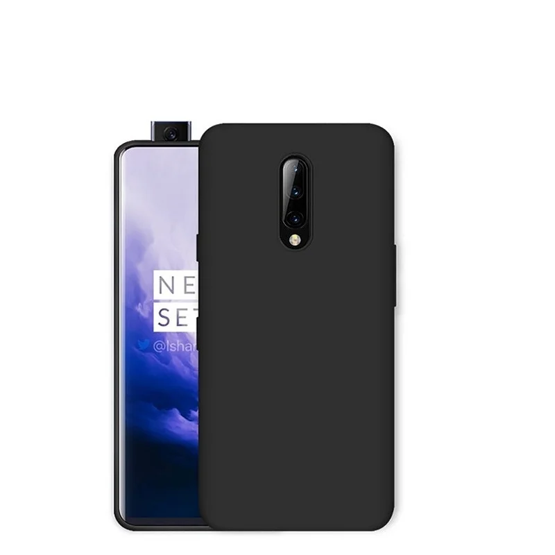 Oneplus 7 7T Чехол бампер Чехол Karbon нейлоновый силиконовый чехол полное заднее покрытие Oneplus 7 pro 7T pro круглый защитный чехол