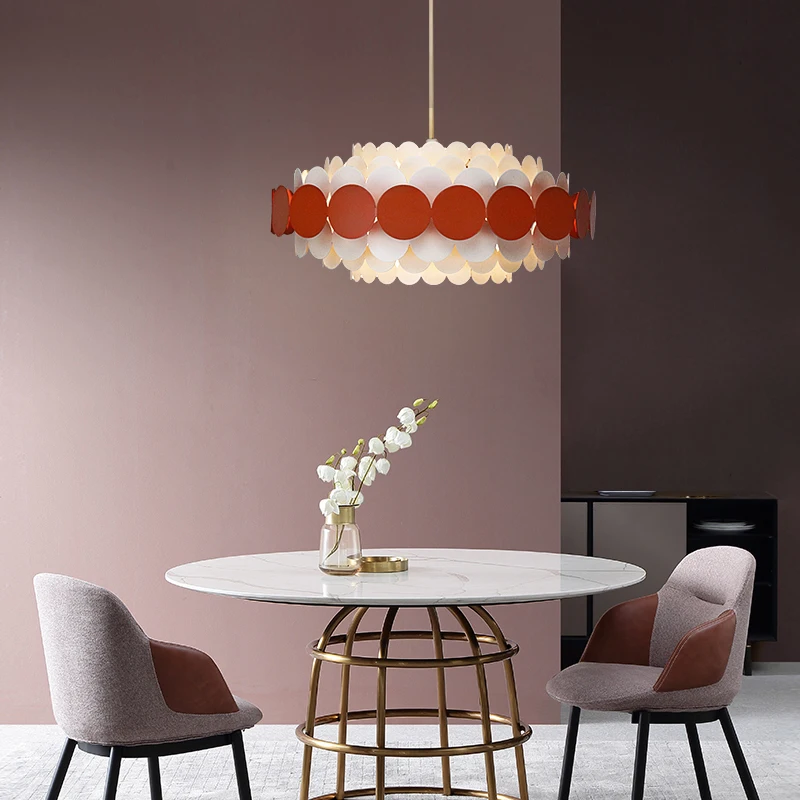 Post-modern Creative Color Chandelier Fashion Simple Hanging Lamp for Living Room Dining Children Decor Light Fixtures | Лампы и