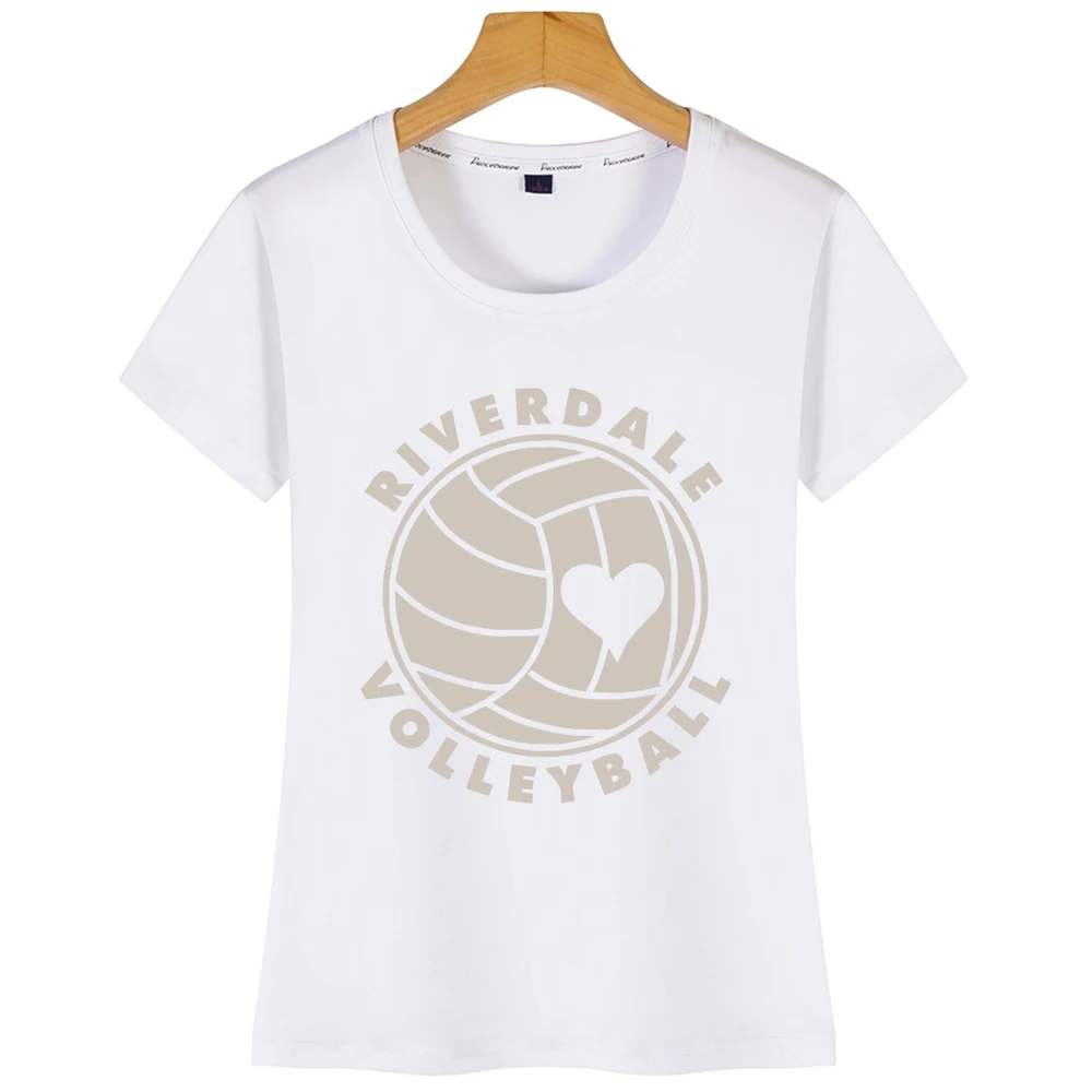 Женская футболка для волейбола Riverdale черная на заказ|Футболки| |