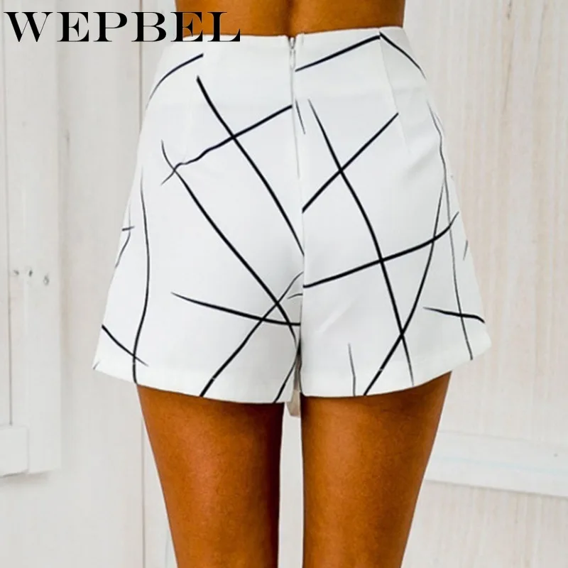 

Mandylandy Women Shorts Lady Summer 2021 New Fashion Geometric Print Wide Leg Short Pants
