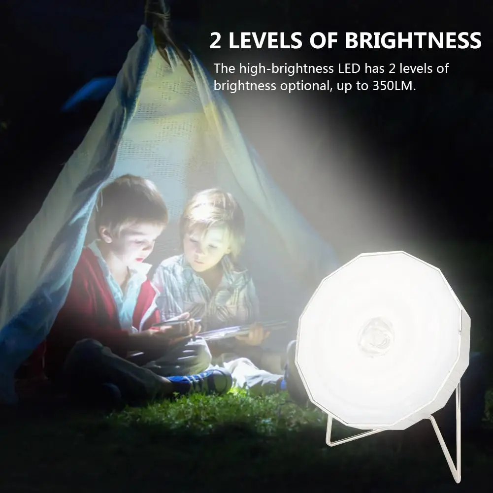 Portable Solar Camping Lamp Mobile Power USB Flashlight Adjustable Outdoor Work Light BBQ Lantern COB Floodlight | Освещение