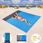 Пляжное одеяло, пляжный коврик, песостойкое водонепроницаемое летнее одеяло большого размера для пикника, кемпинга, уличное одеяло, пляжное одеяло