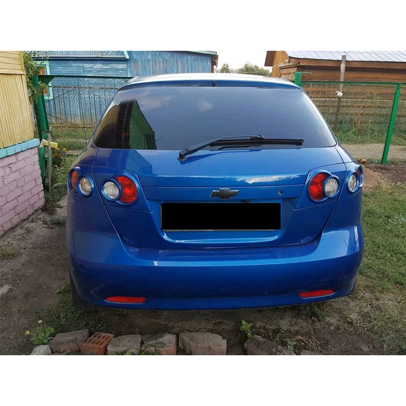 Накладки на фонари реснички брови веки для Chevrolet Lacetti (хэтчбек) 2002 2013 ABS пластик