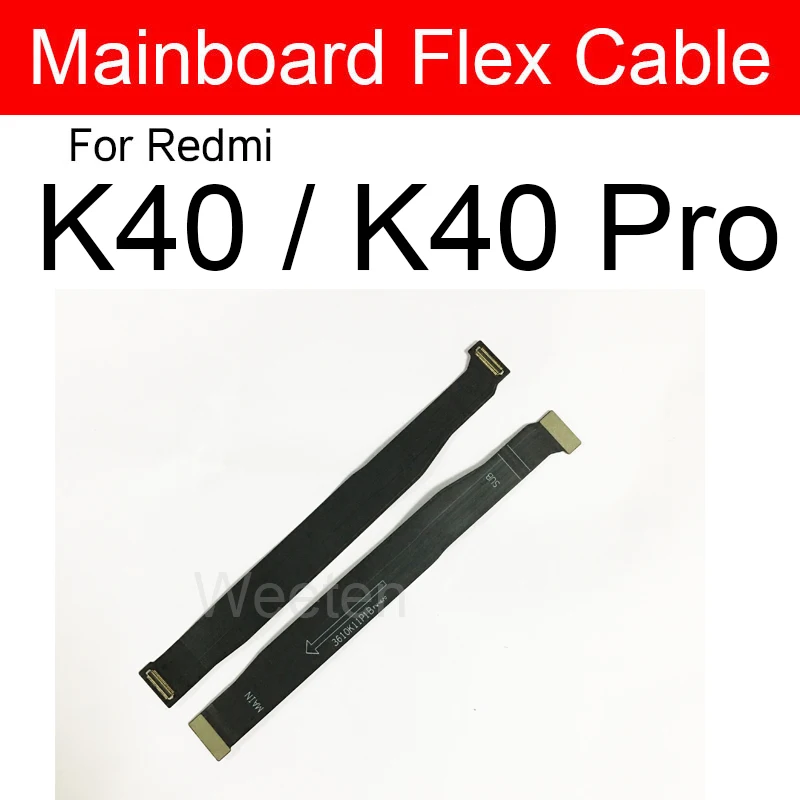 ЖК материнская плата Гибкая лента для Xiaomi Redmi K40 / Pro Материнская гибкий кабель