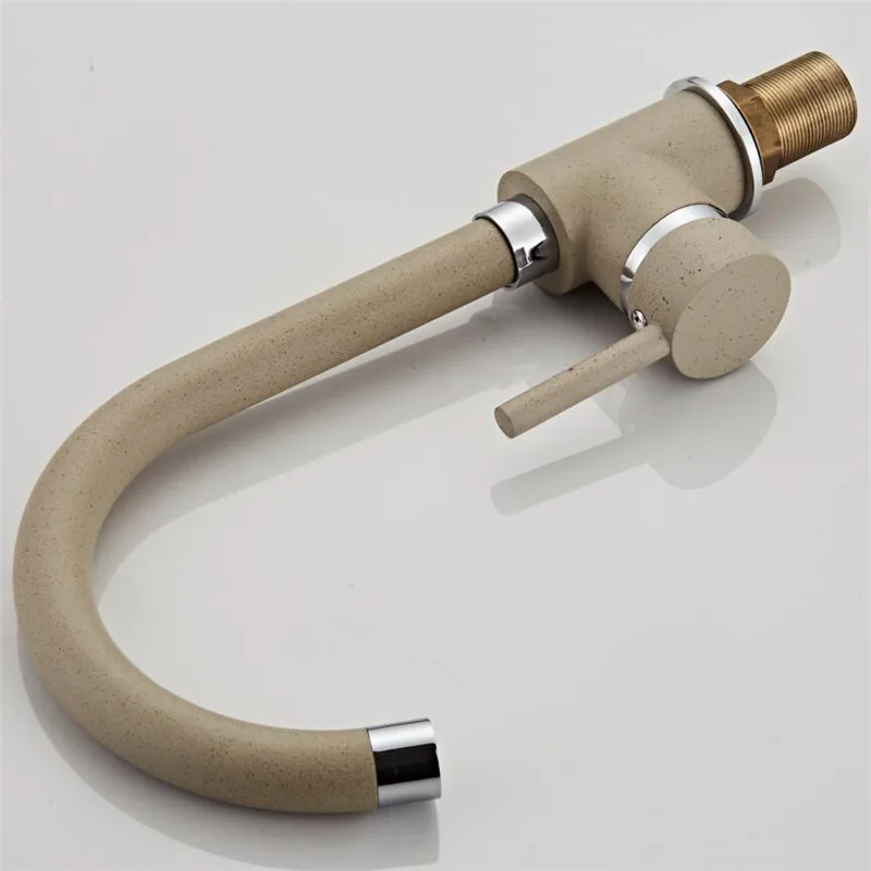 Смеситель кухонный с одной ручкой вращающийся на 360 градусов | Обустройство дома