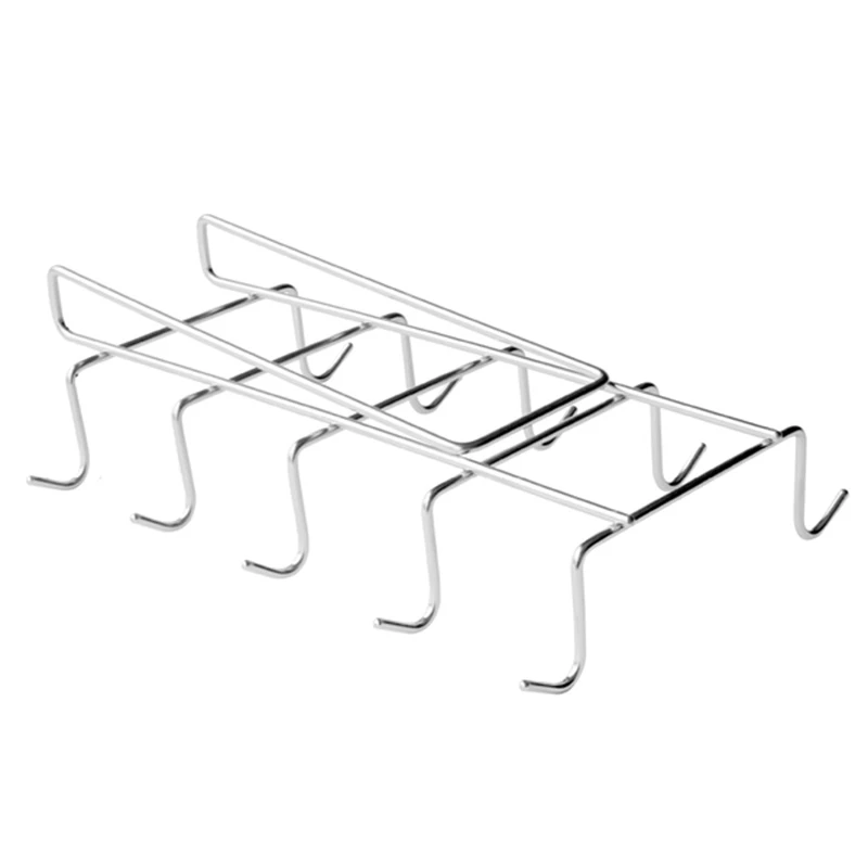 

Stainless Steel Kitchen Rack Hanging Coffee Tea Cup Mug Holder Organizer Storage