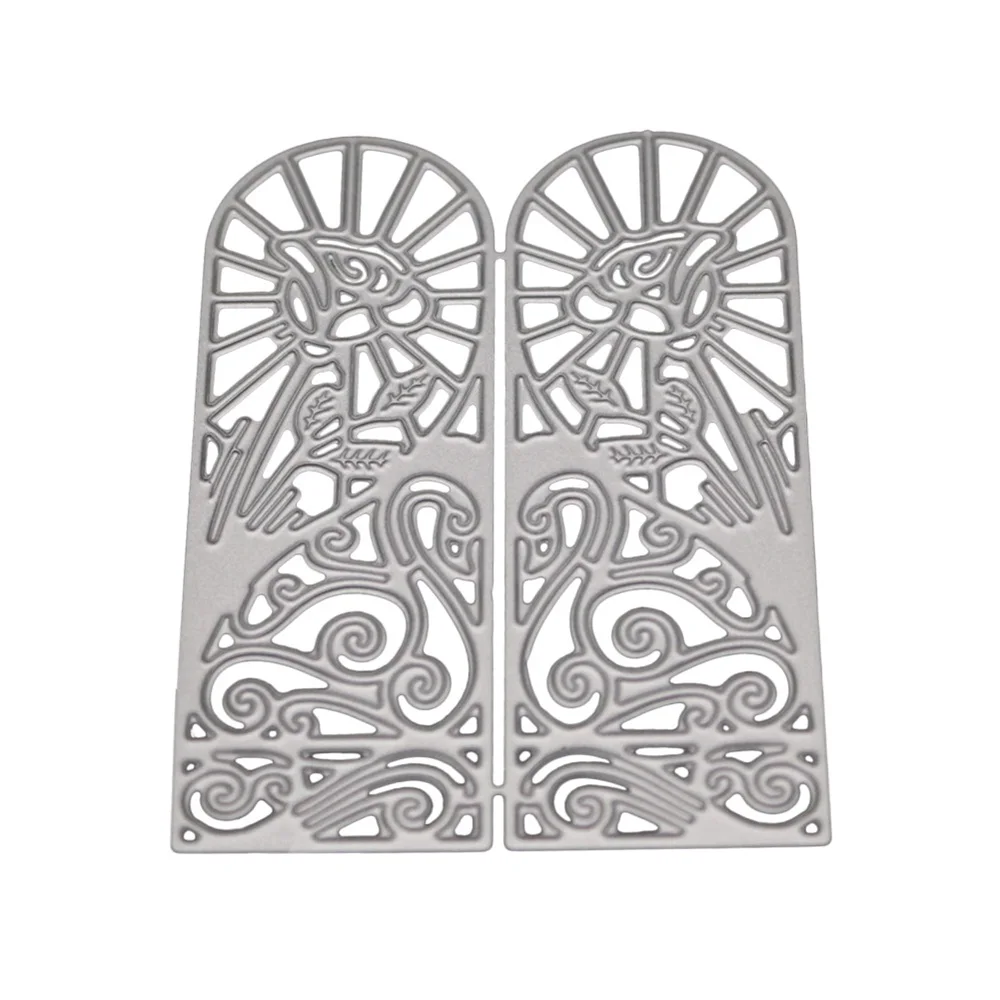 Роза дверь резки штампы фоновая рамка металл ремесло высечки для бумага