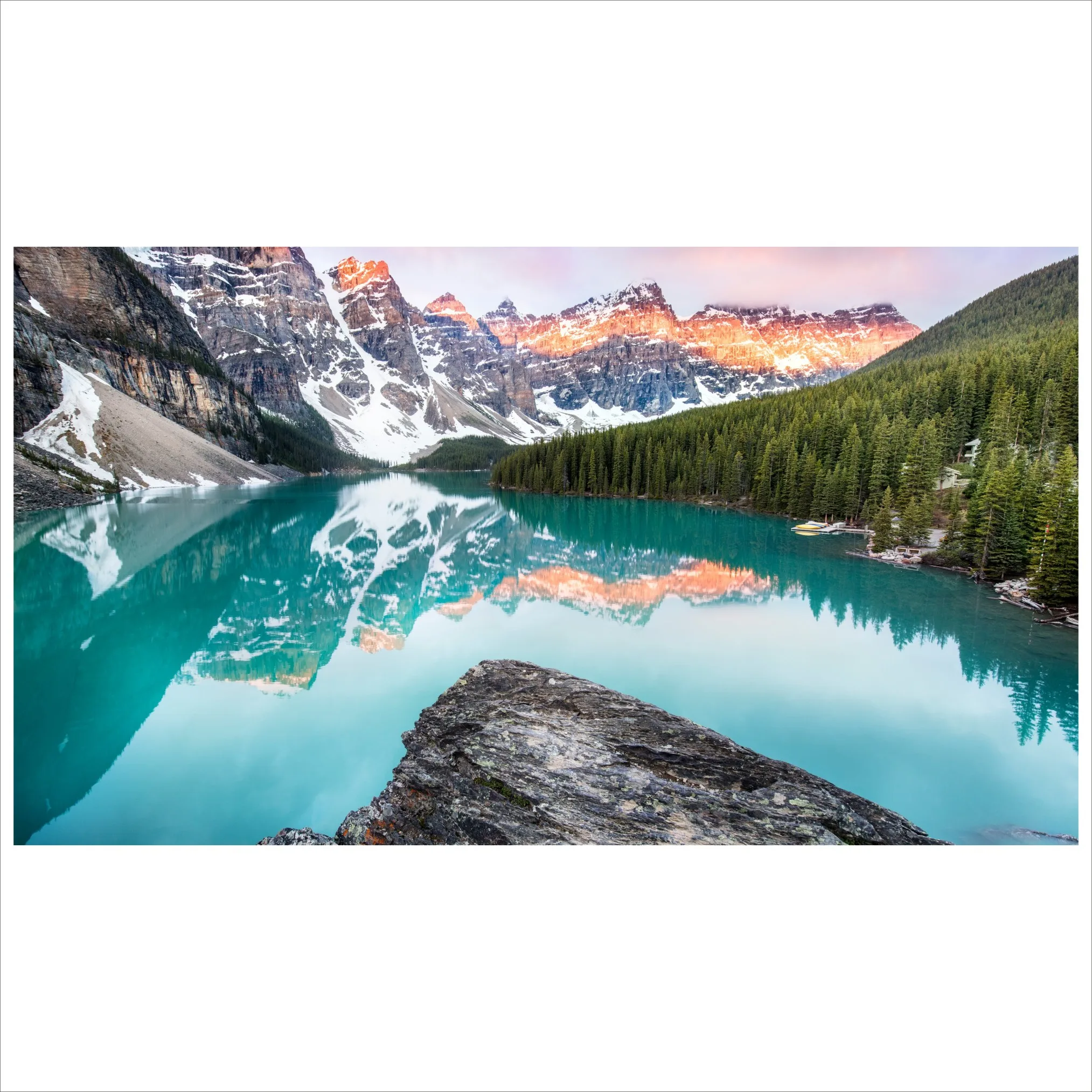 

Dream Lake Rocky Mountain National Park Photo Photograph Cool Wall Decor Art Print Poster 43x24