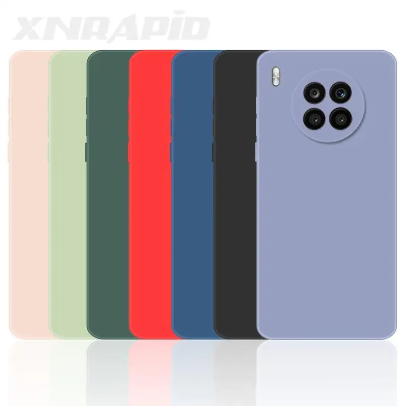 

Funda For Honor 50 Lite Case Full Cover Coque Huawei Honor50 Pro Soft Liquid Silicone Bumper Phone Case Honor 50Lite