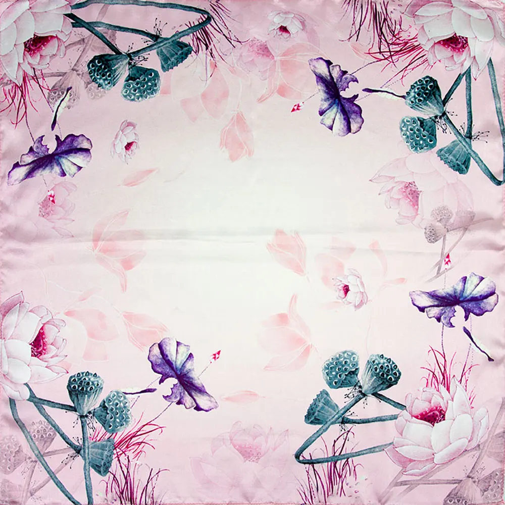 

Бандана из 100% чистого шелка, оптовая продажа, шарф для волос, индивидуальный дизайн шелкового шарфа, женский Шелковый носовой платок, оптова...