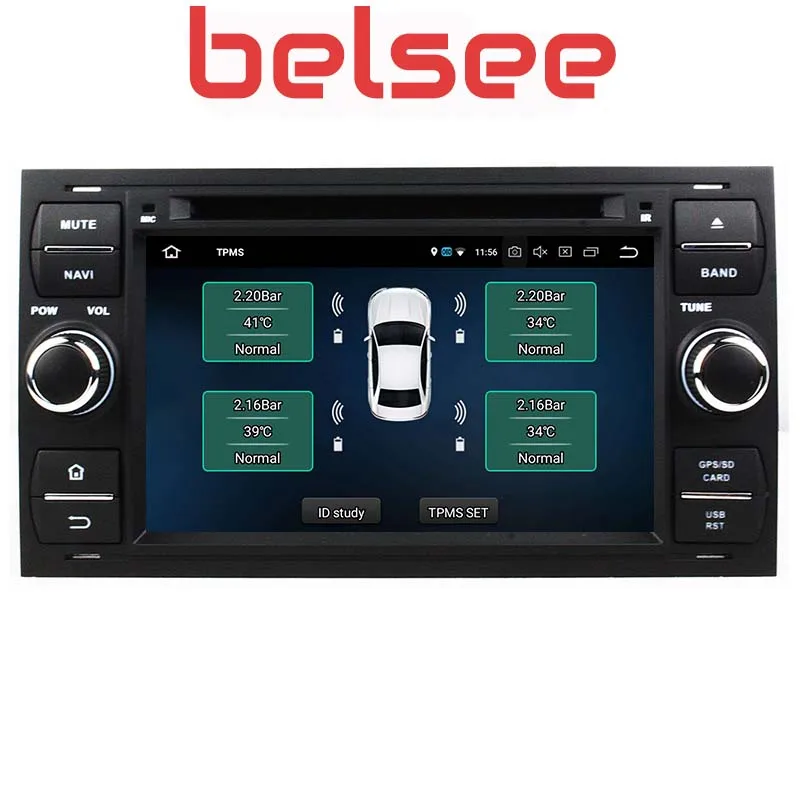 Belsee Android 9,0 автомобильное головное устройство Navi Радио gps для Ford подключения S-MAX C-MAX Fiesta Galaxy Mondeo Fusion Kuga транзит для фокусировки