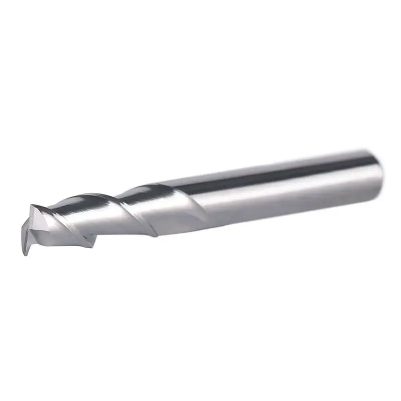 

6mm End Mill Carbide For Aluminum 2 Flutes 50mm CNC Router Bits AU2E-D6.0