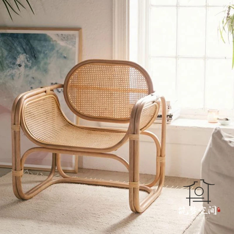 

The Cane Makes Up The Sofa The Armrest Chair Couches for Living Room