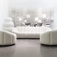 tt customized modern light luxury hotel minimalist style board room villa creative pumpkin shaped sofa combination chair