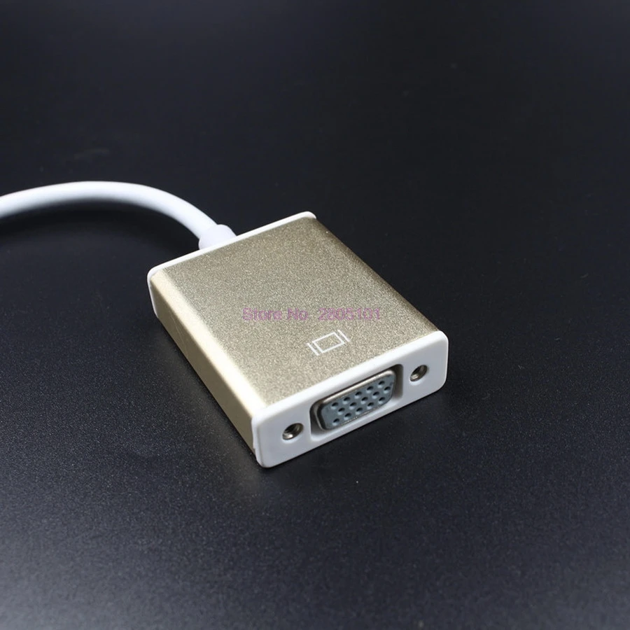 

dhl or fedex 20pcs USB 3.1 Type C USB-C to Female VGA Adapter Cable for Macbook 12 inch Pixel Lumia 950XL